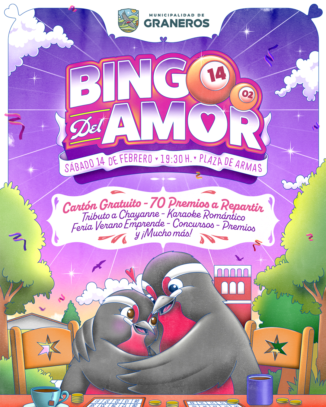 💖🎉 ¡SE VIENE EL BINGO DEL AMOR MÁS GRANDE DEL VERANO! 🎉💖