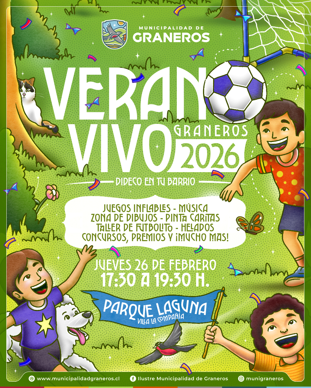 ☀️🎉 ¡SE VIENE LA GRAN DESPEDIDA DE VERANO VIVO 2026 EN #GRANEROS!