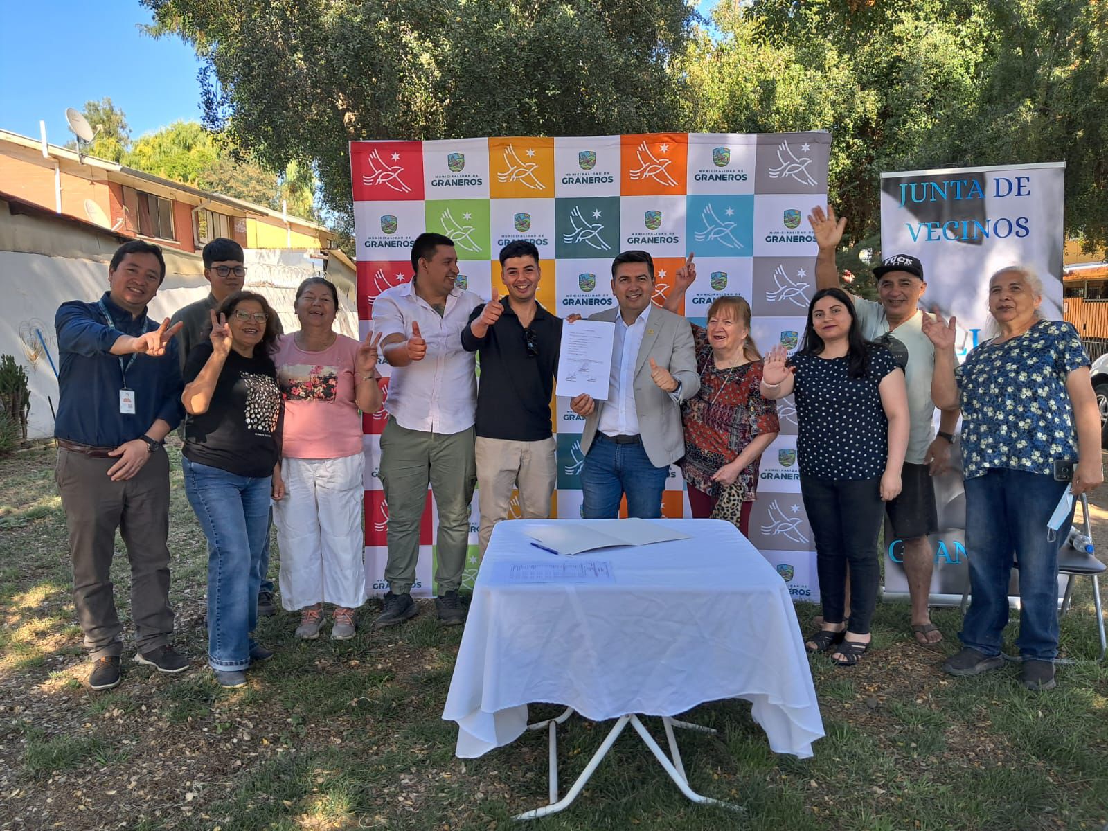  ENTREGAN TERRENO PARA INICIO DE OBRAS DE SEDE SOCIAL EN VILLAS UNIDAS