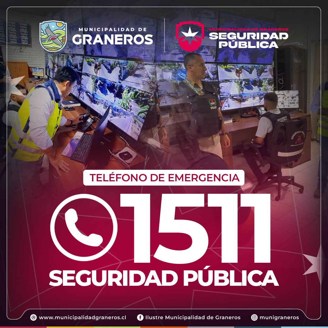 GRANEROS RECUPERA EL NÚMERO 1511 PARA SEGURIDAD PÚBLICA