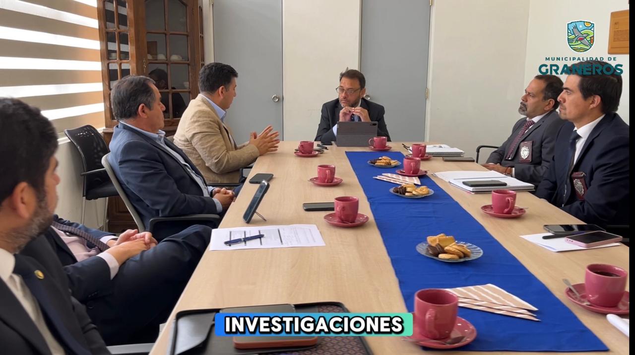 ALCALDE SOSTIENE IMPORTANTE REUNIÓN CON PREFECTO INSPECTOR DE LA PDI