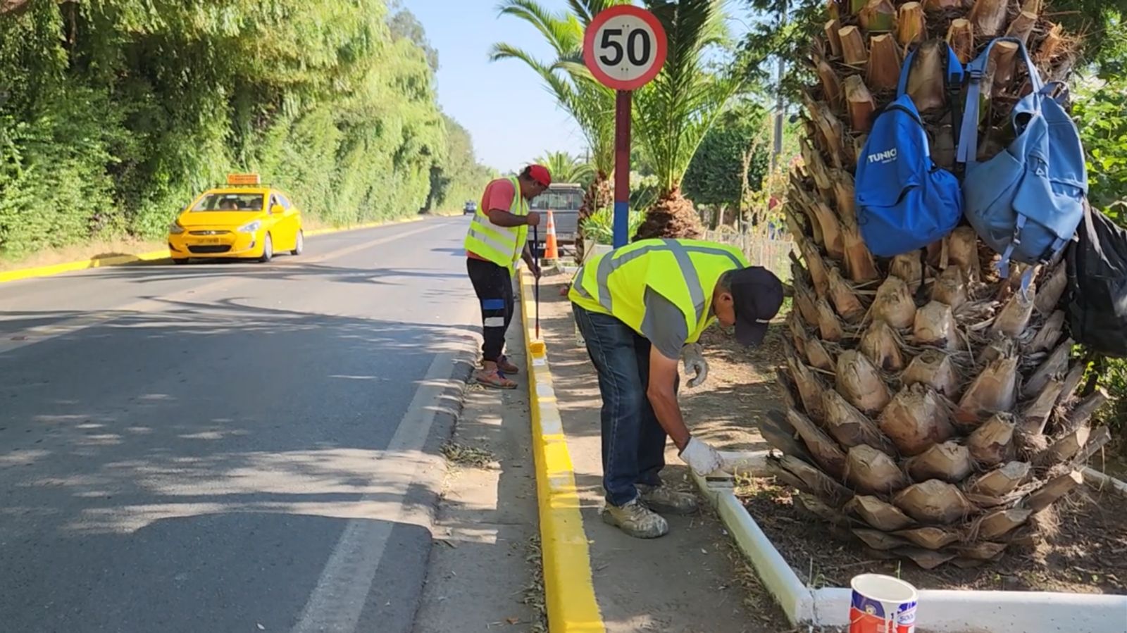 RECUPERACIÓN URBANA: GRANEROS AVANZA EN EMBELLECIMIENTO DE ESPACIOS PÚBLICOS