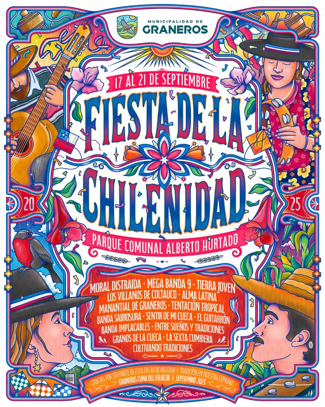 GRANEROS SE PREPARA PARA VIVIR LA GRAN FIESTA DE LA CHILENIDAD 2025