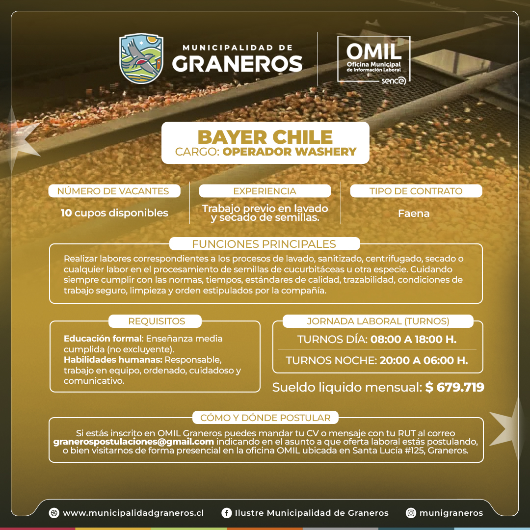 💼✨ ¡NUEVAS OPORTUNIDADES LABORALES EN #GRANEROS! ✨💼 — imagen 2