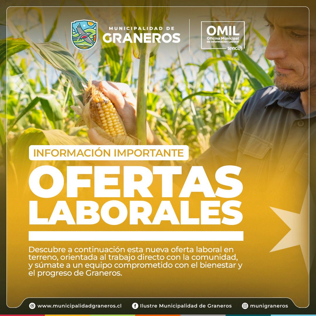 💼🌽 ¡ATENCIÓN #GRANEROS! NUEVA OPORTUNIDAD LABORAL 🌻💼